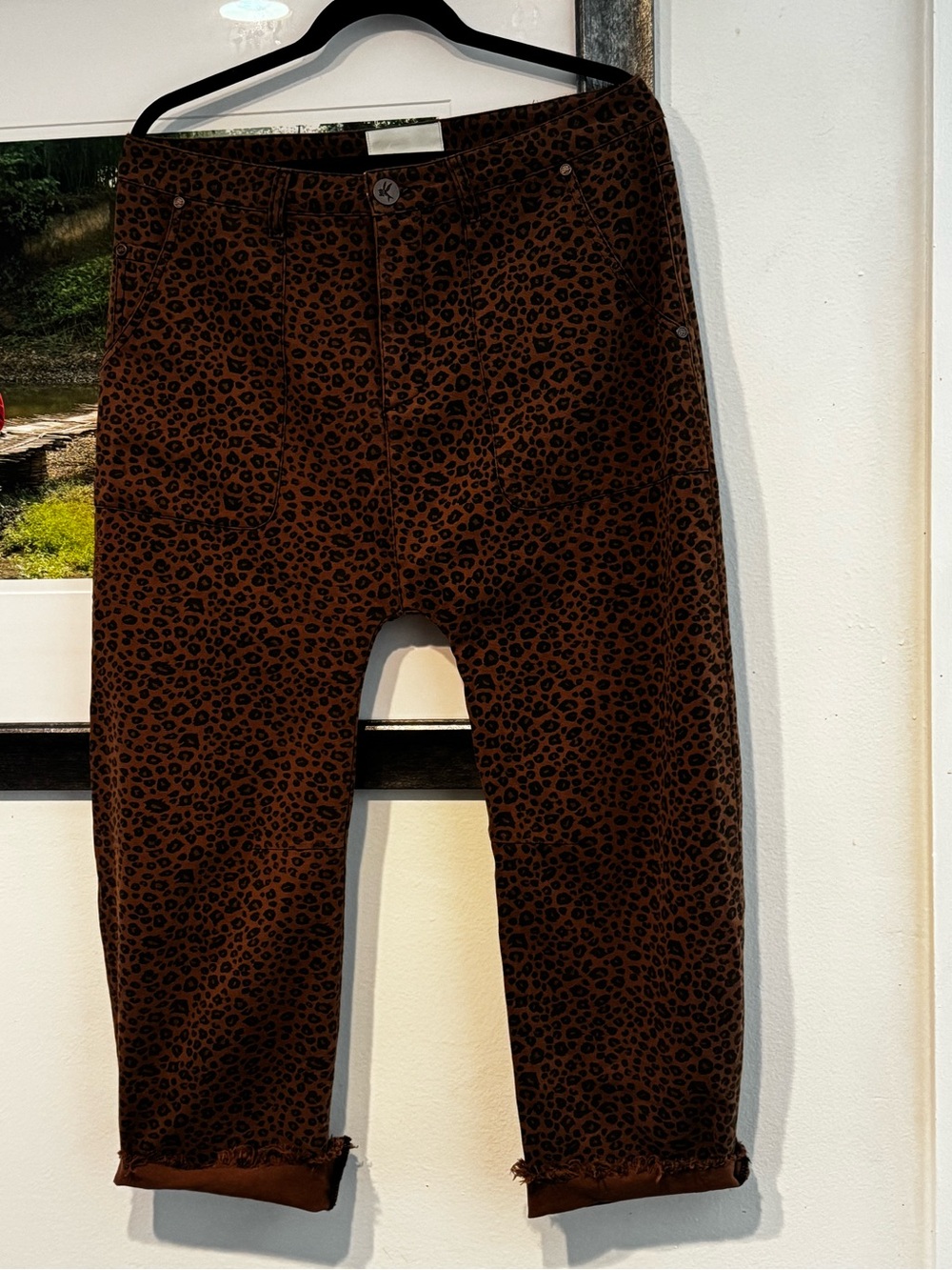 Free People One Teaspoon Cheetah Sinner barrel jeans - Tobacco - Picture 9 of 9